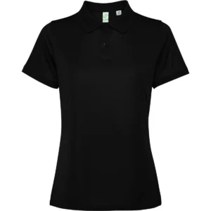 Polo Roly TORMO WOMAN en negro, vista frontal
