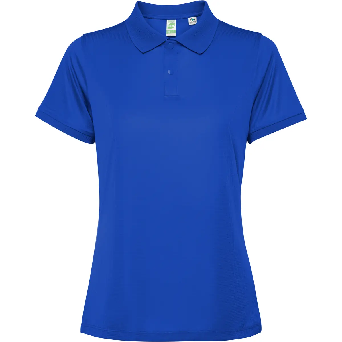 Polo técnico reciclado mujer Roly TORMO WOMAN 13 Polo Roly TORMO WOMAN en azul royal, vista frontal