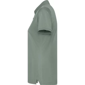 Polo Roly TORMO WOMAN en verde laurel, vista lateral