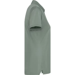 Polo Roly TORMO WOMAN en verde laurel, vista lateral opuesta