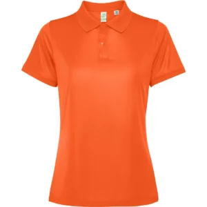 Polo Roly TORMO WOMAN en naranja fuego, vista frontal