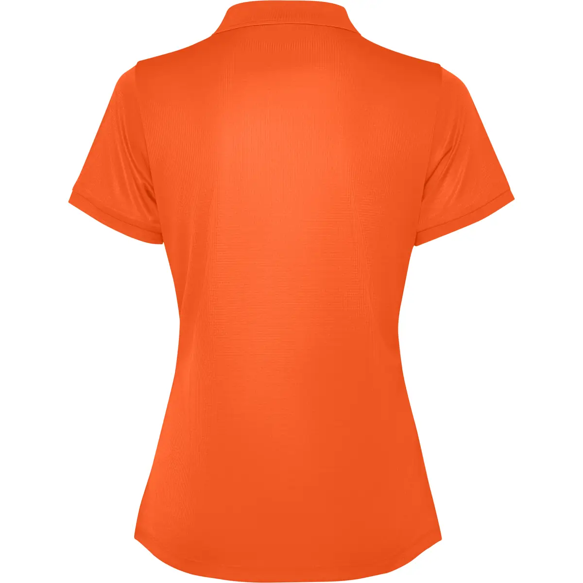 Polo técnico reciclado mujer Roly TORMO WOMAN 24 Polo Roly TORMO WOMAN en naranja fuego, vista trasera