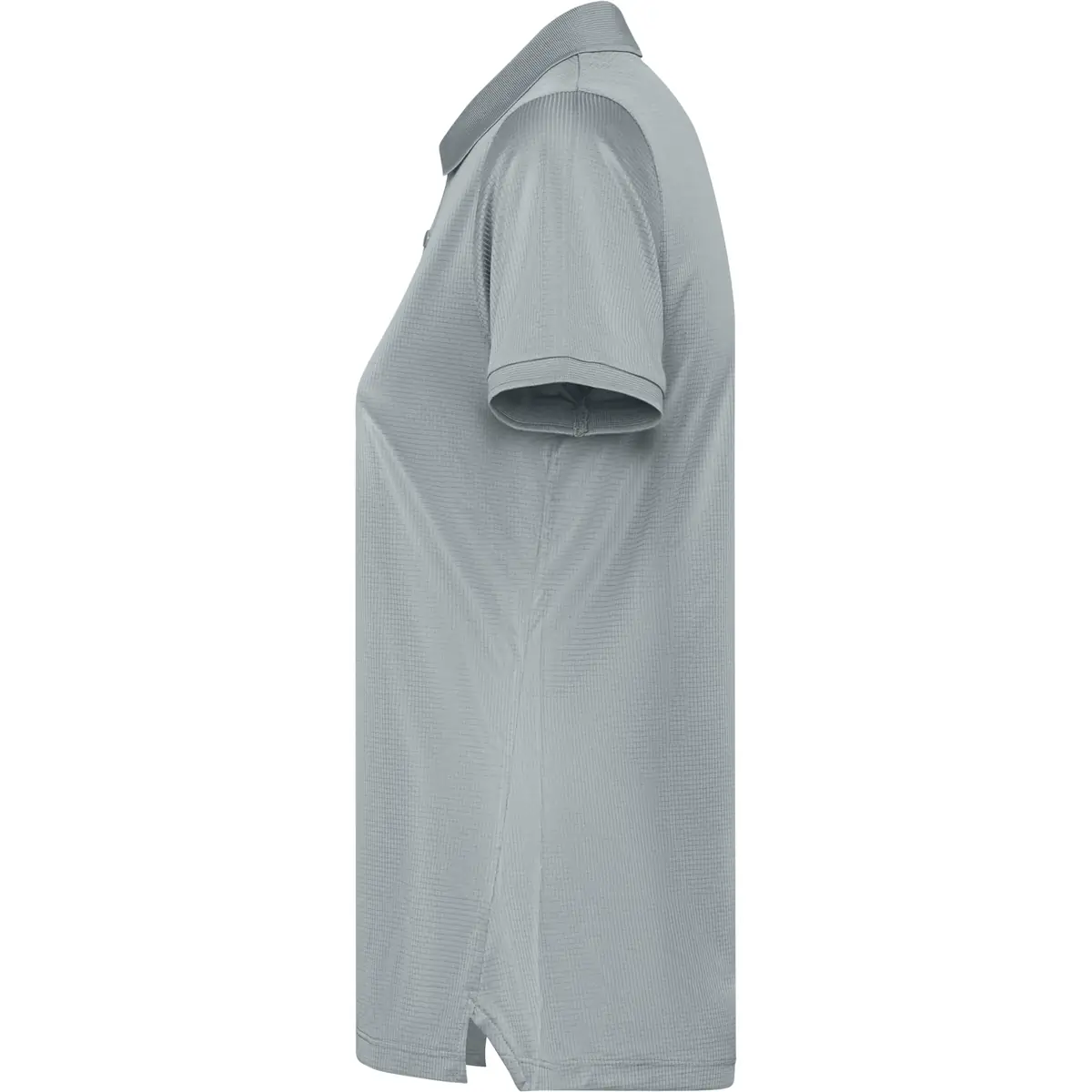 Polo técnico reciclado mujer Roly TORMO WOMAN 26 Polo Roly TORMO WOMAN en gris, vista lateral