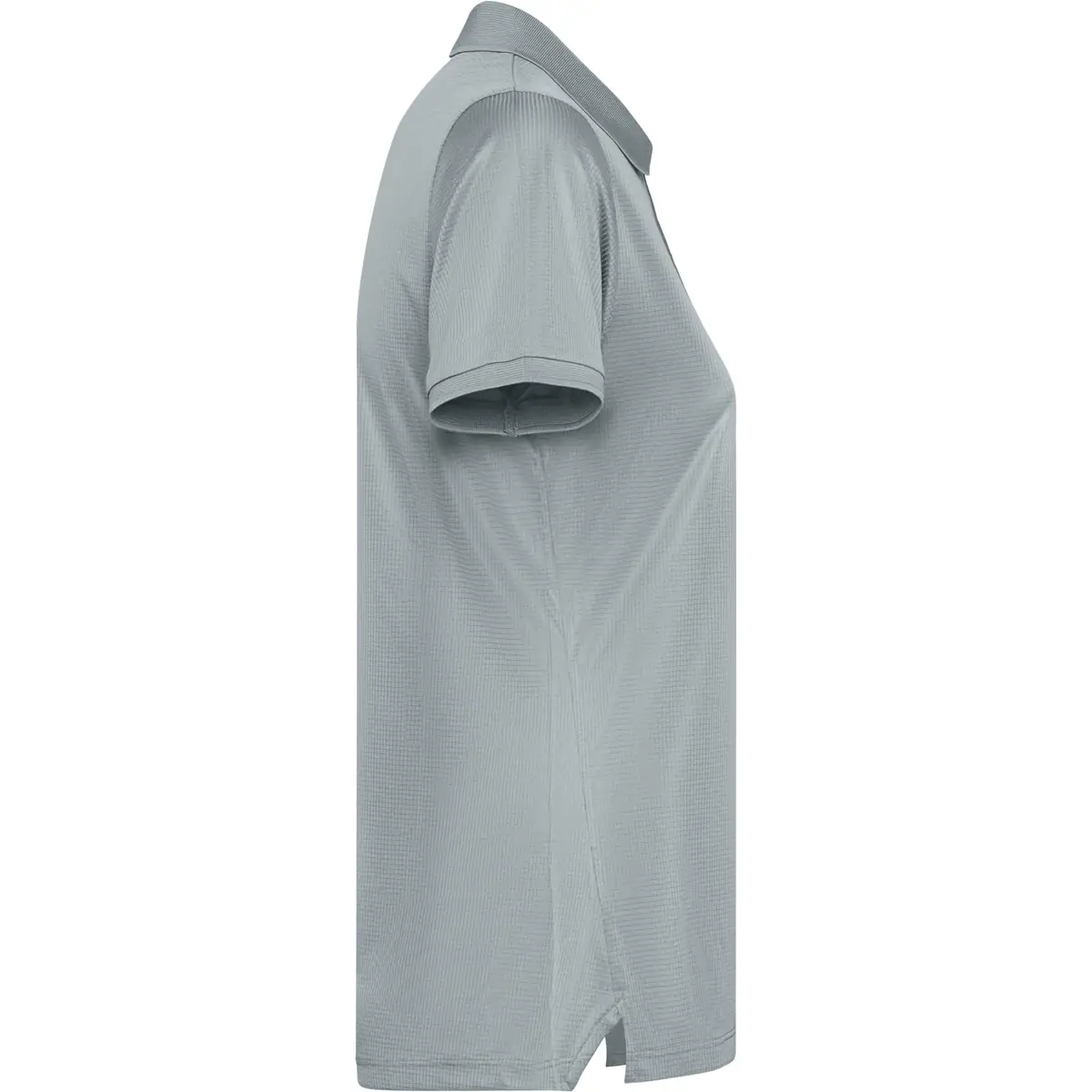 Polo técnico reciclado mujer Roly TORMO WOMAN 27 Polo Roly TORMO WOMAN en gris, vista lateral opuesta