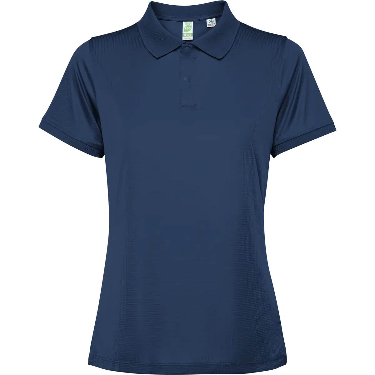 Polo técnico reciclado mujer Roly TORMO WOMAN 29 Polo Roly TORMO WOMAN en azul marino, vista frontal
