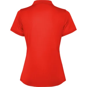 Polo Roly TORMO WOMAN en rojo, vista trasera