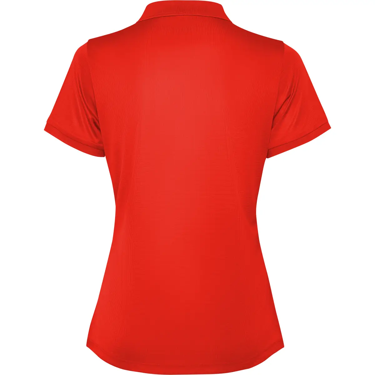Polo técnico reciclado mujer Roly TORMO WOMAN 36 Polo Roly TORMO WOMAN en rojo, vista trasera