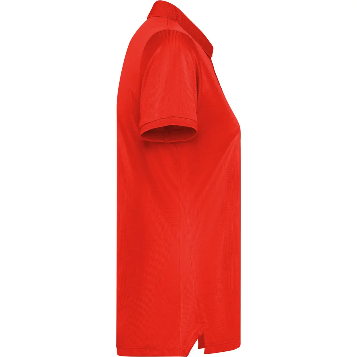 Polo técnico reciclado mujer Roly TORMO WOMAN 35 Polo Roly TORMO WOMAN en rojo, vista lateral opuesta