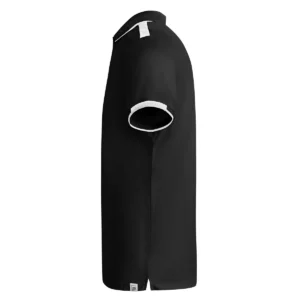 Polo Roly TAMIL en negro y blanco, vista lateral