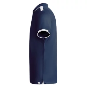 Polo Roly TAMIL en azul marino y blanco, vista lateral
