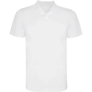Polo Roly MONZHA en blanco, vista frontal