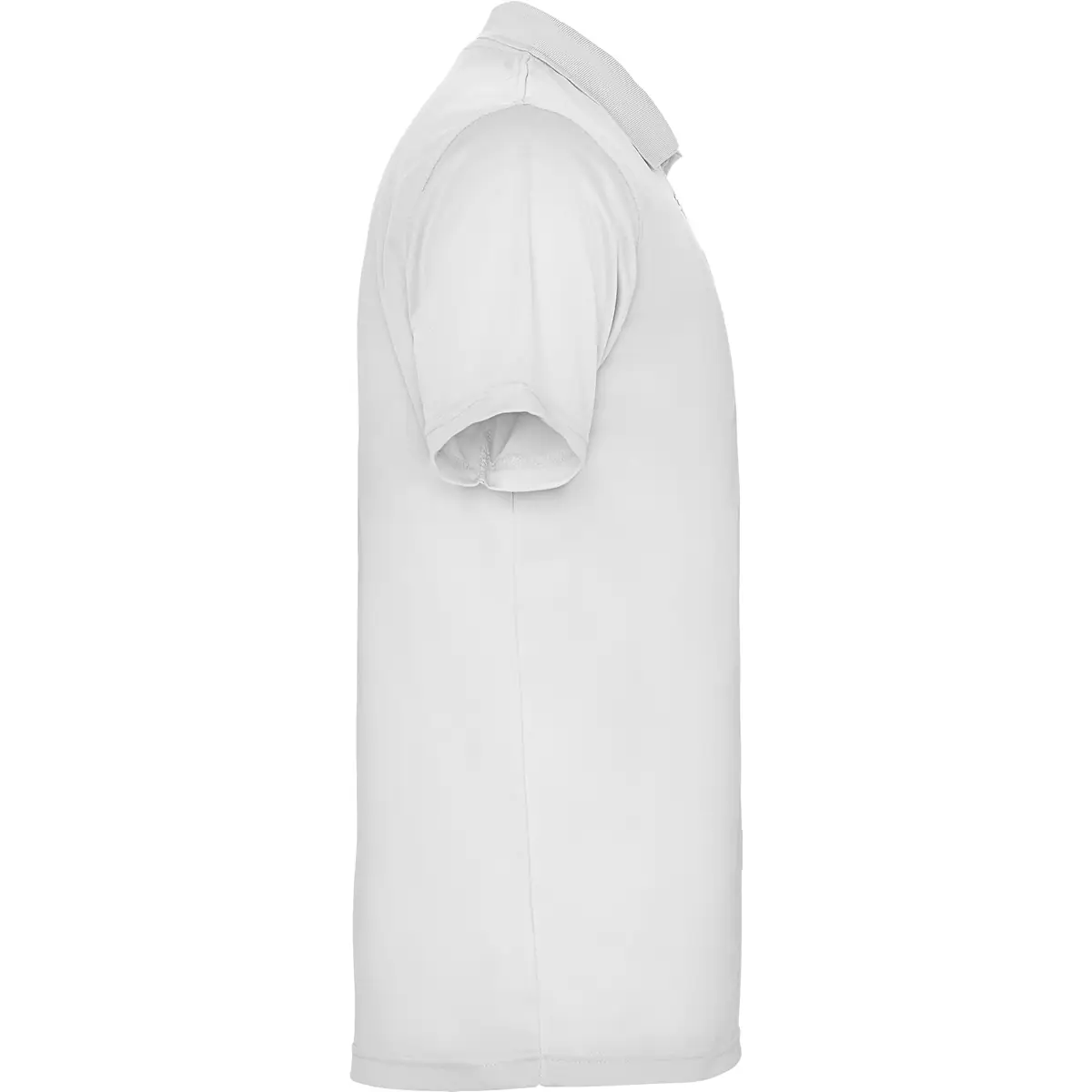 Polo técnico transpirable Roly MONZHA 5 Polo Roly MONZHA en blanco, vista lateral opuesta