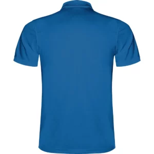 Polo Roly MONZHA en azul royal, vista trasera