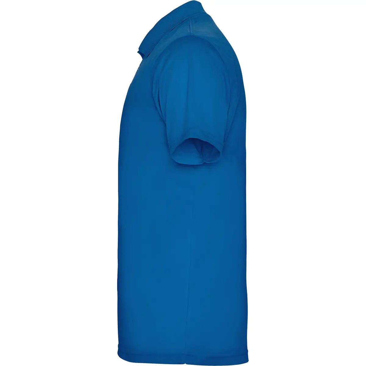 Polo técnico transpirable Roly MONZHA 15 Polo Roly MONZHA en azul royal, vista lateral