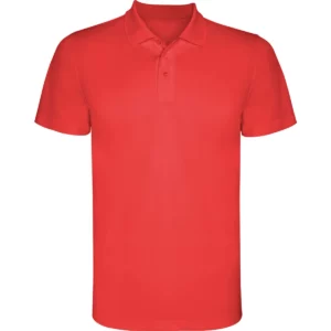 Polo Roly MONZHA en rojo, vista frontal