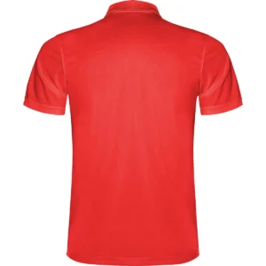 Polo Roly MONZHA en rojo, vista trasera