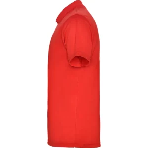 Polo Roly MONZHA en rojo, vista lateral