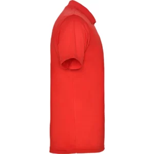 Polo Roly MONZHA en rojo, vista lateral opuesta