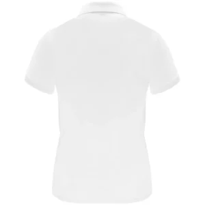 Polo Roly MONZHA WOMAN en blanco, vista trasera