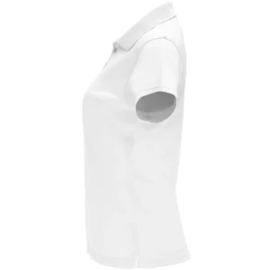 Polo Roly MONZHA WOMAN en blanco, vista lateral