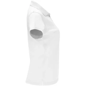 Polo Roly MONZHA WOMAN en blanco, vista lateral opuesta