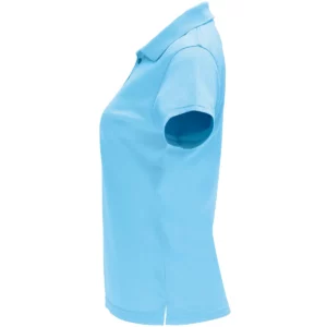 Polo Roly MONZHA WOMAN en celeste, vista lateral