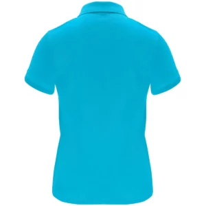 Polo Roly MONZHA WOMAN en turquesa, vista trasera