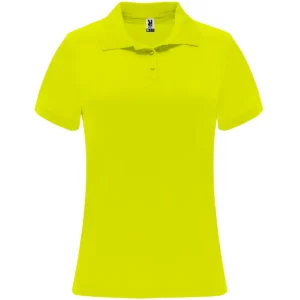 Polo Roly MONZHA WOMAN en amarillo flúor, vista frontal