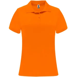 Polo Roly MONZHA WOMAN en naranja flúor, vista frontal