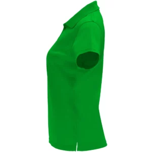 Polo Roly MONZHA WOMAN en verde helecho, vista lateral