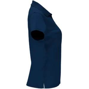 Polo Roly MONZHA WOMAN en azul marino, vista lateral opuesta