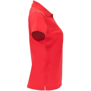 Polo Roly MONZHA WOMAN en rojo, vista lateral opuesta