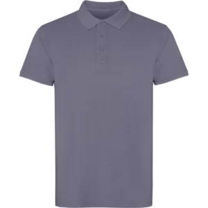 Polo Roly COBAIN en gris cielo lavado, vista frontal
