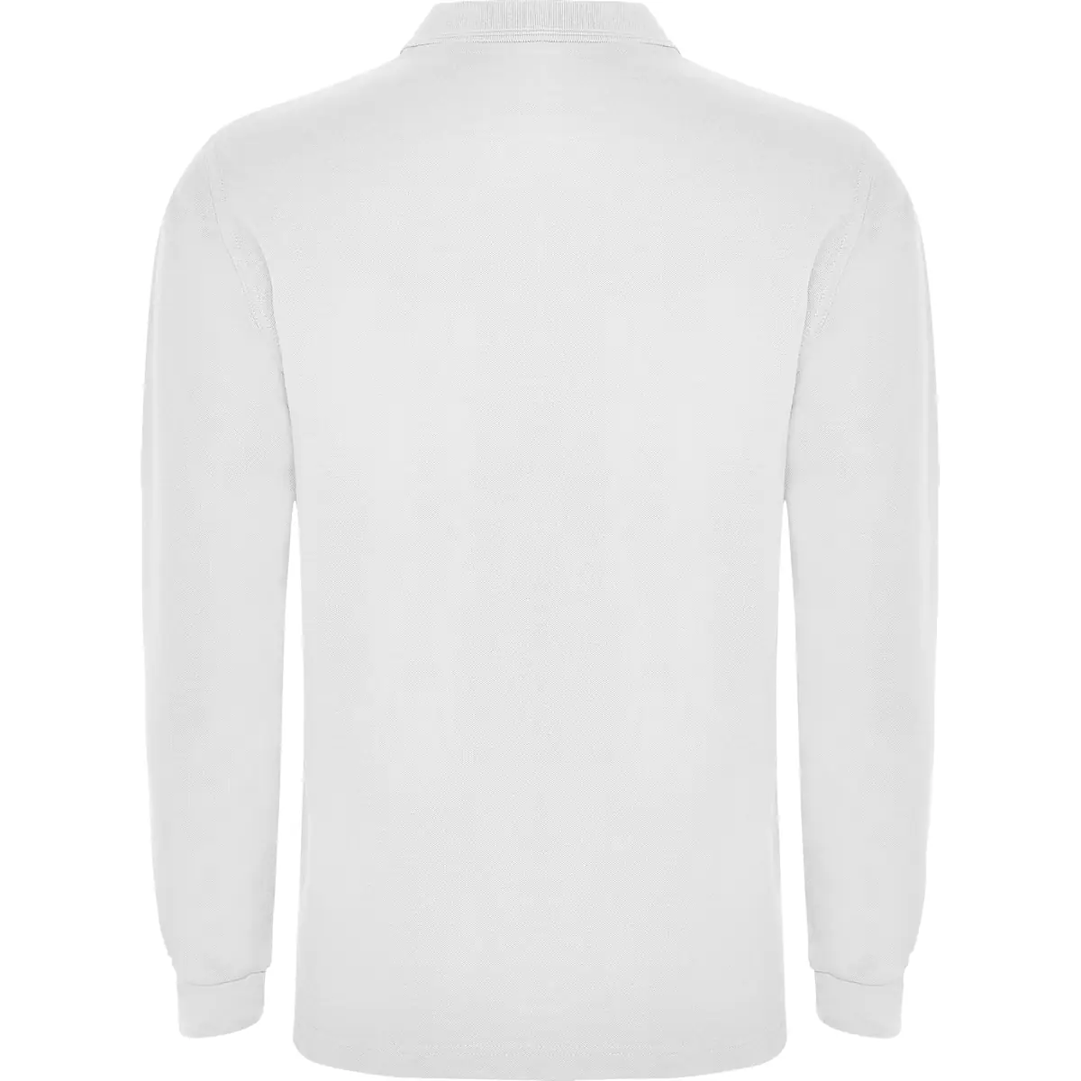 Polo escolar manga larga Roly CARPE CHILD 6 Polo Roly CARPE CHILD en blanco de manga larga, vista trasera