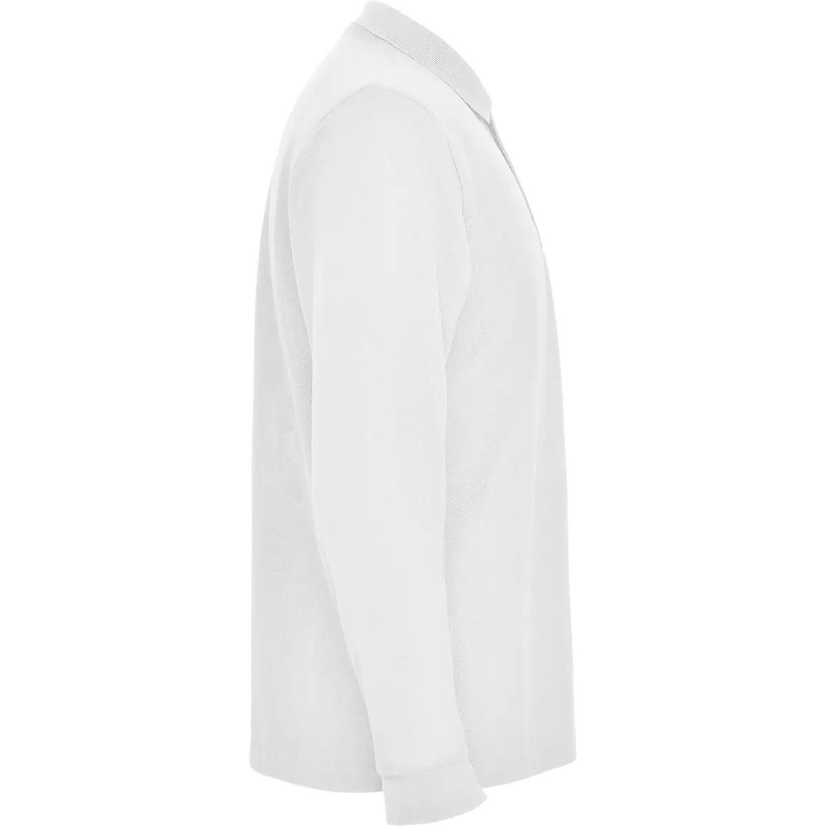 Polo escolar manga larga Roly CARPE CHILD 5 Polo Roly CARPE CHILD en blanco de manga larga, vista lateral opuesta