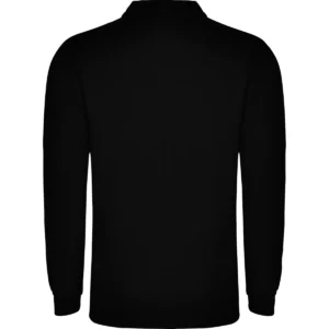 Polo Roly CARPE en negro de manga larga, vista trasera
