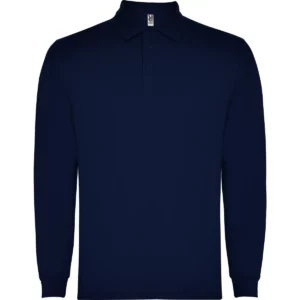 Polo Roly CARPE en azul marino de manga larga, vista frontal
