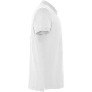 Polo Roly WOS en blanco, vista lateral opuesta