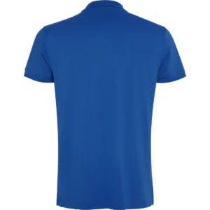 Polo Roly WOS en azul royal, vista trasera