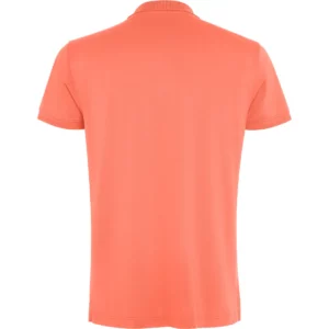 Polo Roly WOS en coral, vista trasera