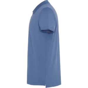 Polo Roly WOS en azul riviera, vista lateral