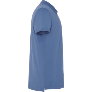 Polo Roly WOS en azul riviera, vista lateral opuesta