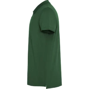 Polo Roly WOS en verde botella, vista lateral