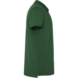 Polo Roly WOS en verde botella, vista lateral opuesta