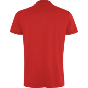 Polo Roly WOS en rojo, vista trasera