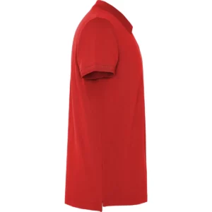 Polo Roly WOS en rojo, vista lateral opuesta