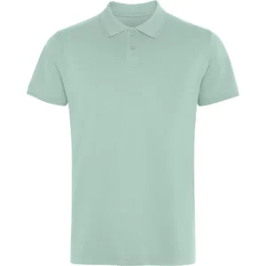 Polo Roly WOS en verde menta, vista frontal