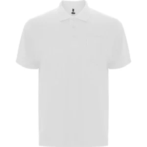Polo Roly CENTAURO PREMIUM en blanco, vista frontal