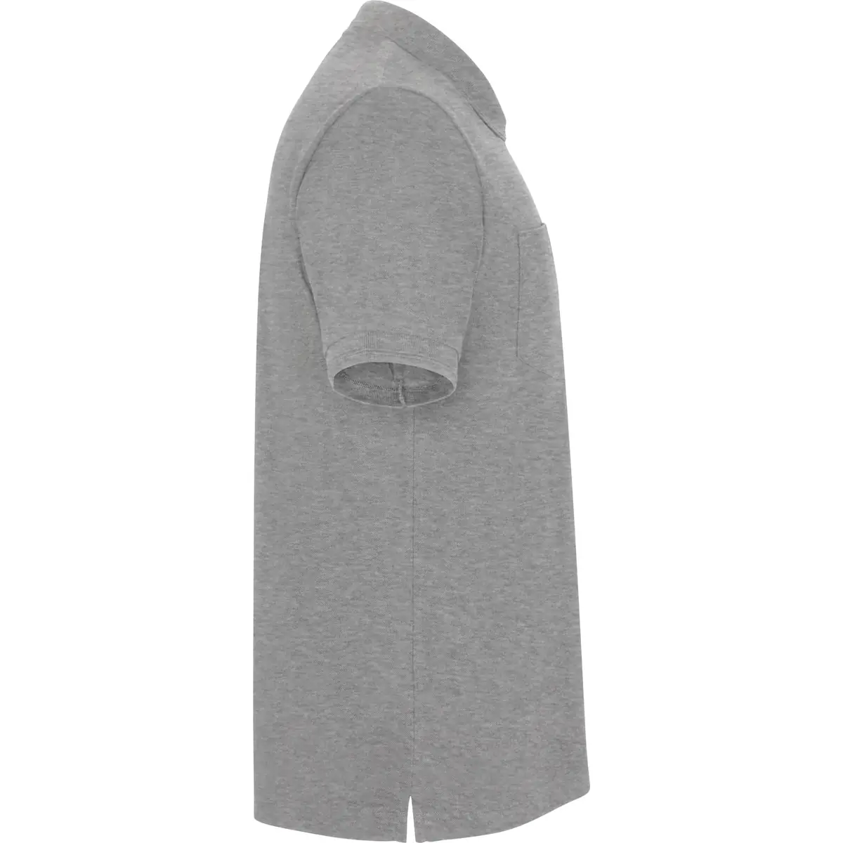 Polo piqué con bolsillo Roly CENTAURO PREMIUM 27 Polo Roly CENTAURO PREMIUM en gris vigoré, vista lateral opuesta