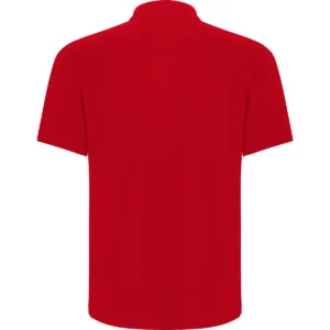 Polo Roly CENTAURO PREMIUM en rojo, vista trasera
